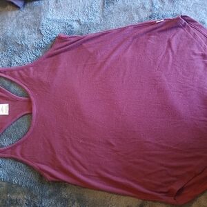 Women's Burgundy Tank Top